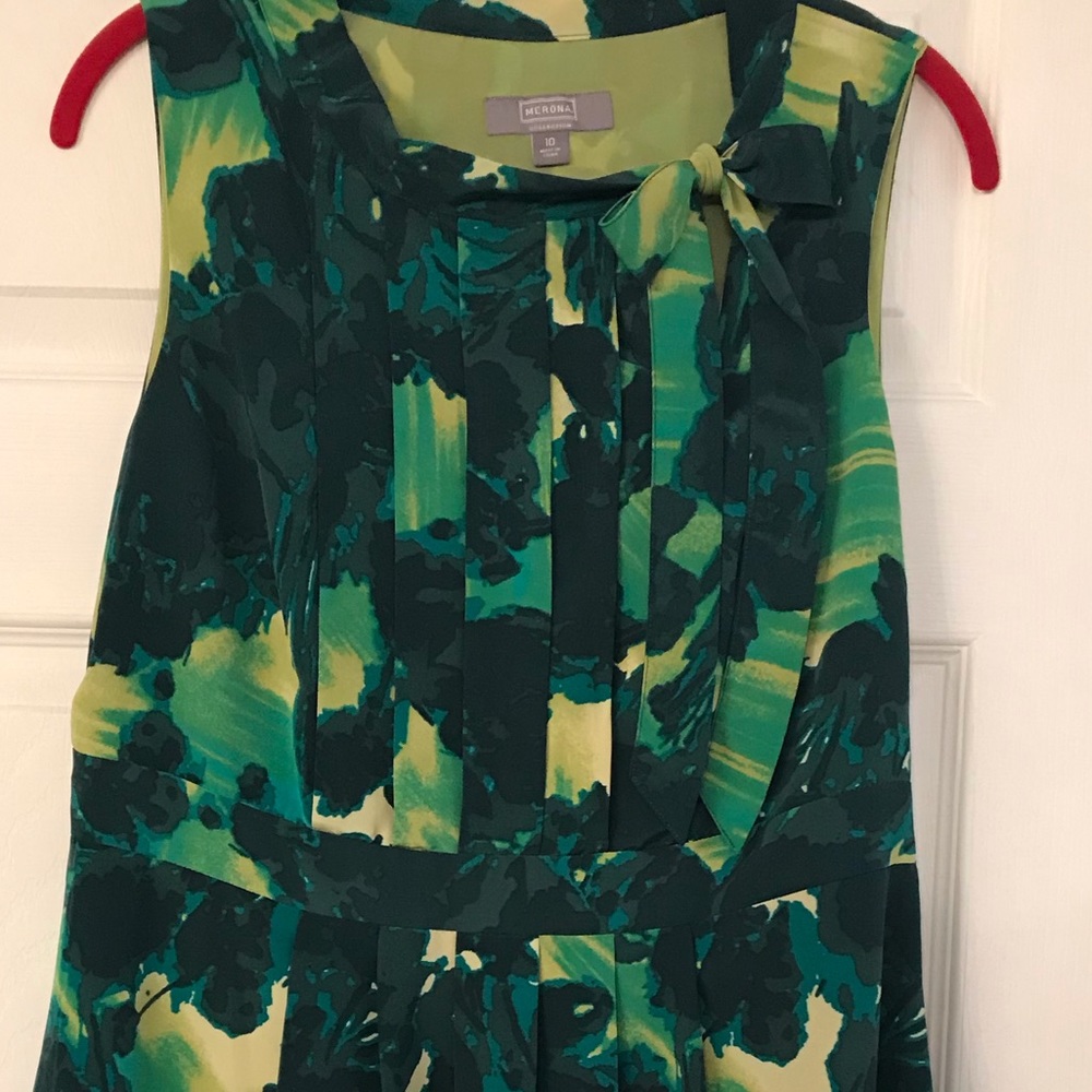 GORGEOUS multi green print dress